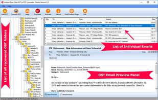 Instant Data Care OST to PST Converter screenshot 1