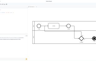 Turn simple, structured text into clear BPMN diagrams in real time as you build your process.