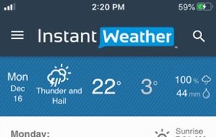 Instant Weather screenshot 1
