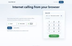 Instant Web Call screenshot 1