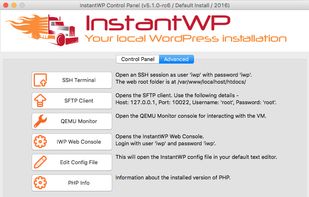 InstantWP screenshot 1