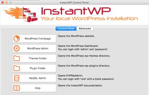 InstantWP screenshot 1