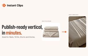 Output is 9:16 and publish-ready, sized for Reels, TikTok, Shorts and Stories.