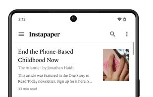 Instapaper screenshot 1
