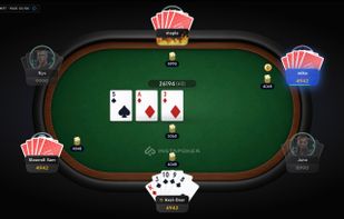 PLO 5 Card Action