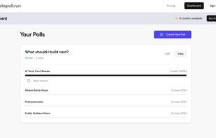 Instapoll screenshot 1