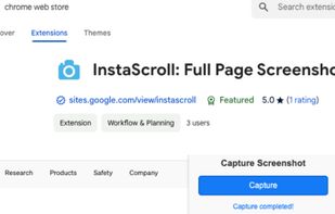 InstaScroll: Full Page Screenshot App screenshot 1