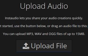Instaud.io screenshot 1