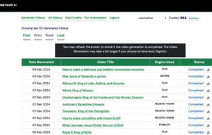 Instavid AI screenshot 1