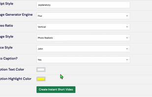 Instavid AI screenshot 2