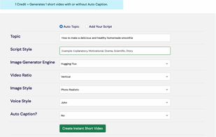 Instavid AI screenshot 1