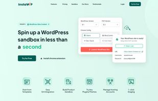 InstaWP screenshot 1