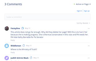 Insticator Commenting screenshot 1