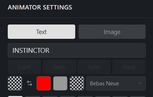 Title Settings panel
