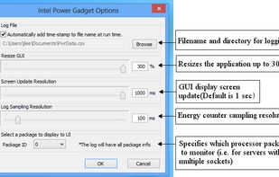 Intel® Power Gadget screenshot 1