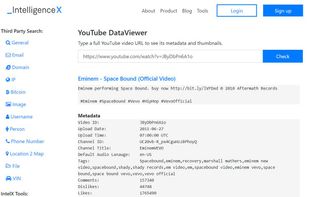 Intelligence X screenshot 2