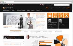 Interact Intranet screenshot 1