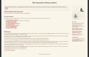 Interactive Fiction Archive screenshot 1