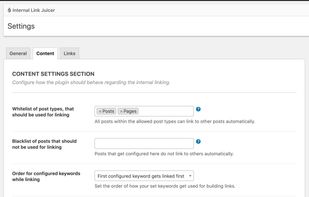 Internal Link Juicer screenshot 1