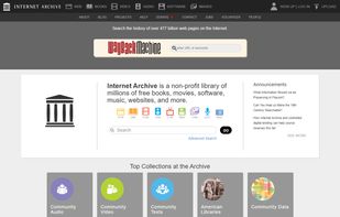 Internet Archive screenshot 1