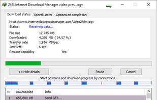 Internet Download Manager screenshot 1