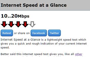 Internet Speed at a Glance screenshot 1