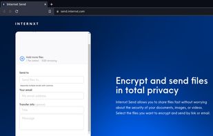 Internxt Send screenshot 1