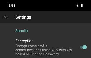Inter Profile Sharing screenshot 3