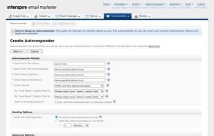 Create Autoresponders