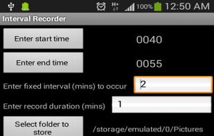Interval Recorder screenshot 1