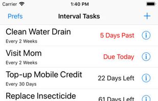 Interval Task Tracker screenshot 2