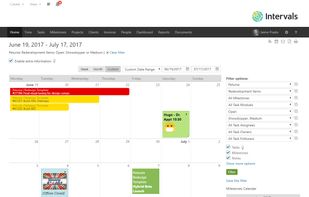 Task calendar with drag and drop