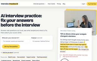 Type your job and get a free question.