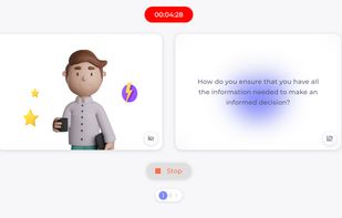 Interviewing user intersurface