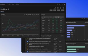 Inuali dashboard showing the top-performing tokens, sectors, and the latest news.