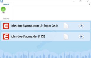 Multiple accounts vis