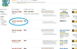 Inventoy Spy shows the remaining product stock on the same listing page.