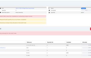 InvenTree screenshot 1