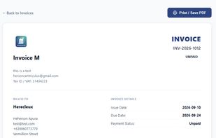 Invobill screenshot 3