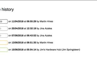 Learn when each client has viewed your Invoice and who from your team has committed the latest changes.