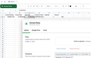 Invoice To Excel screenshot 1