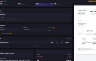 New invoice minimal
