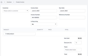 InvoicePad screenshot 1