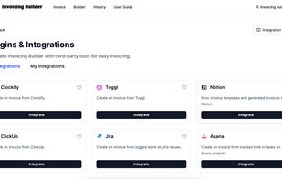 Import tracked time and project work log data directly into your invoices without manually re-entering your billing information.