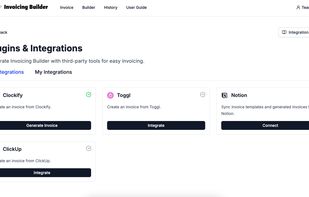Import tracked time and Notion data directly into your invoices, without manually re-entering your billing information.