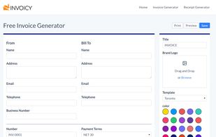Invoicy screenshot 1