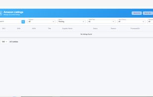Review, approve and publish supplier products to Amazon with EAN/SKU blocking and price scanning built in.

