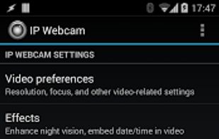 IP Webcam screenshot 1