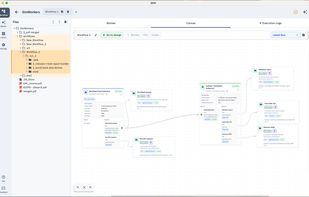 You can connect workers together, or connect to files from your system
