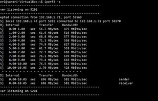 iPerf3 screenshot 1